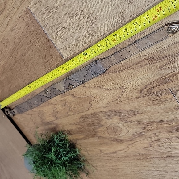 Nocona Copper & Leather Belt 28 - Picture 11 of 12